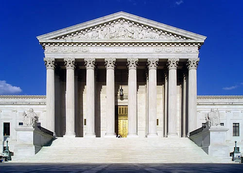 The U.S. Supreme Court Building, erected in 1932-35.
