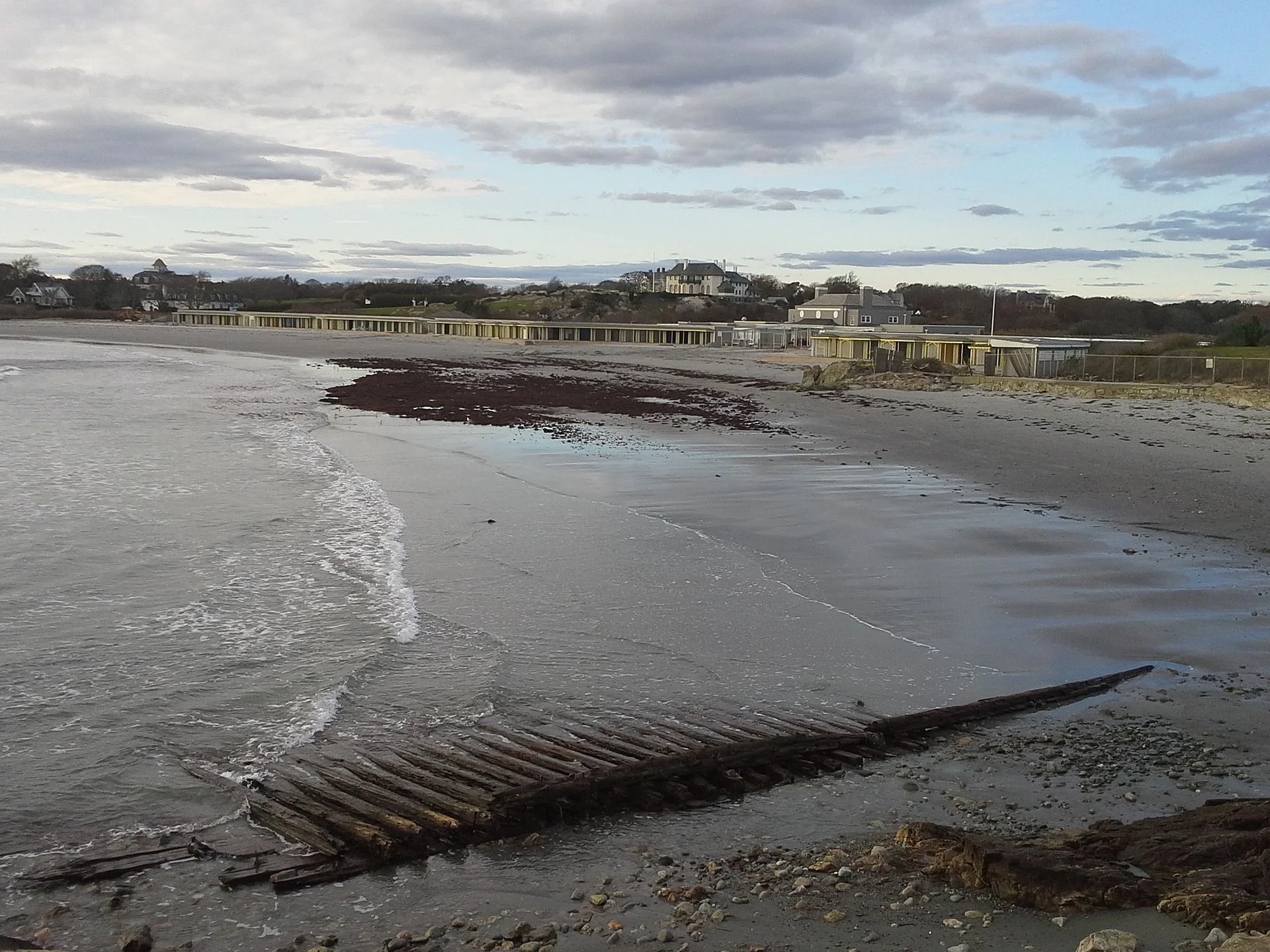 The mysteriously alluring and exclusive Bailey’s Beach (official name Spouting Rock Beach Association), in Newport. “Rejects’ Beach’’ is in foreground.