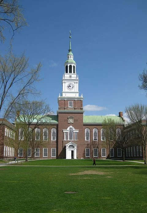Baker Library, at Dartmouth College.