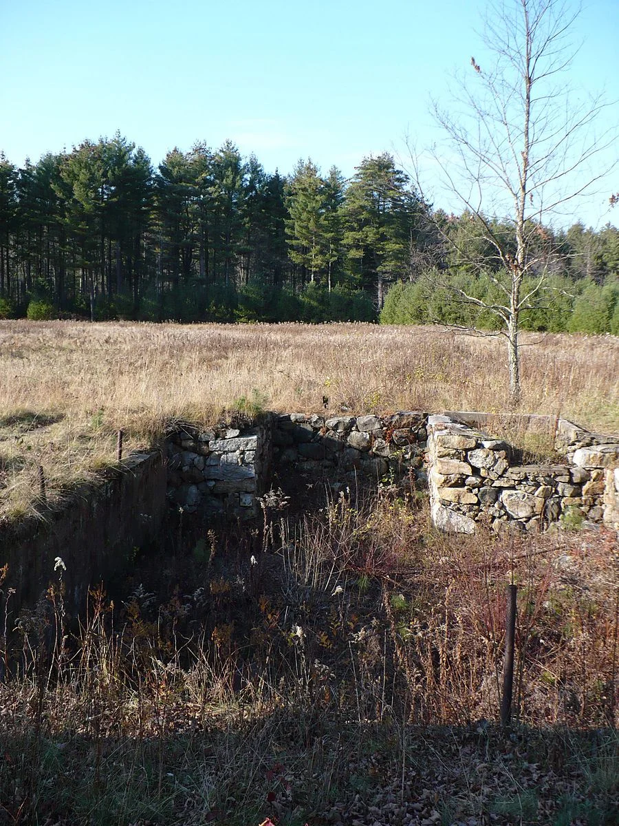 Cellar hole in Dana, Mass.