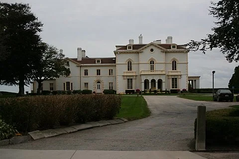 Larry Ellison’s Beechwood estate, in Newport.