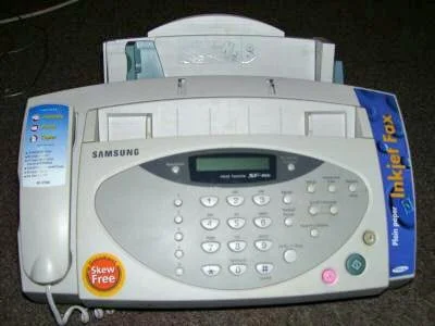 A 20-year-old fax machine