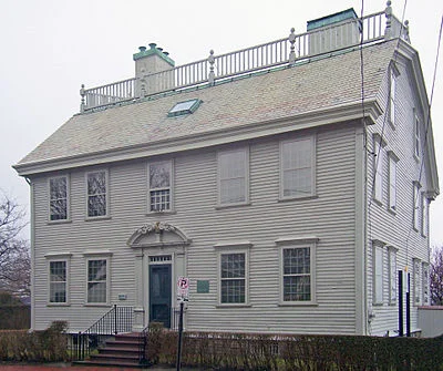 Hunter House (built in 1748), in Newport’s Point neighborhood, which is endangered by rising sea levels.