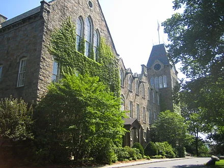Boynton Hall, the main administration building at Worcester Polytechnic Institution.