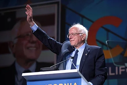Bernie Sanders campaigning this year