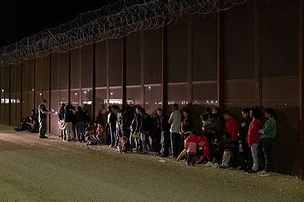 U.S. Border Patrol agents review documents of individuals suspected of attempted illegal entry this year.