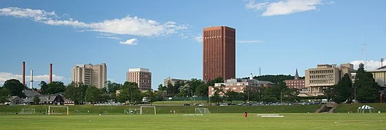 Campus of the University of Massachusetts at Amherst.