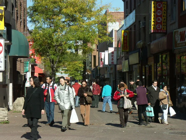 Gauchetiere Street, in very walkable Montreal.— Photo by Gene Arboit