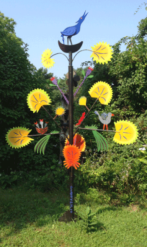 Work by Alfred Glover in his “On the Grounds’’ show at the Art Complex Museum, Duxbury, Mass., Sept. 15-Jan. 12.