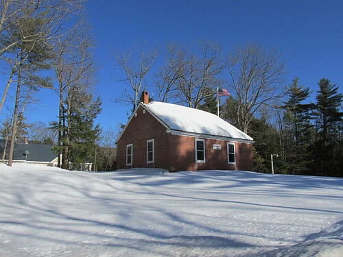 Schoolhouse in Sharon built in 1832