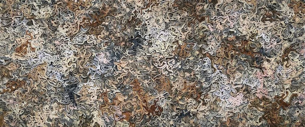 “Compression 2” (books and wax), by Jessica Drenk, in her show “Jessica Drenk: Second Nature,’’ at Heather Gaudio Fine Art, New Canaan, Conn., Nov. 23-Jan 11.The gallery says:“For Drenk, the material is the starting point of her artistic inquiry, an…