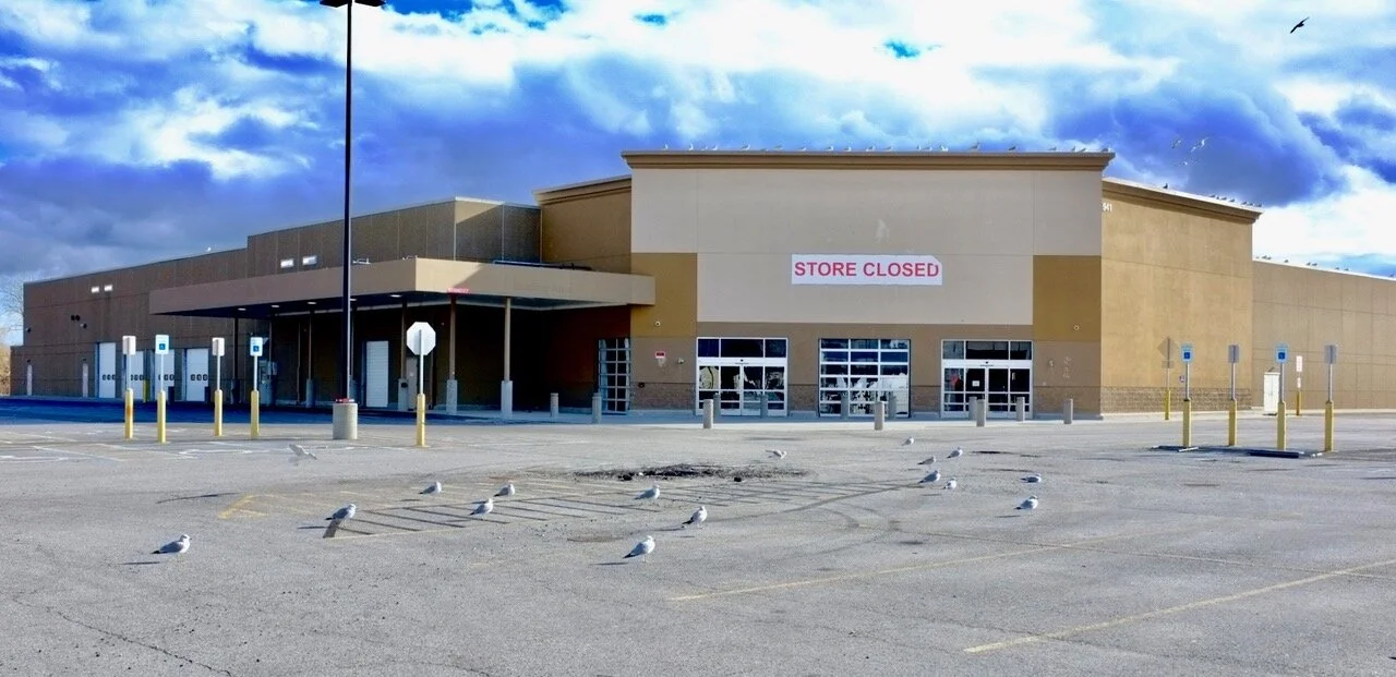 Closed BJ’s Wholesale Club in Fall River. Photos by William Morgan