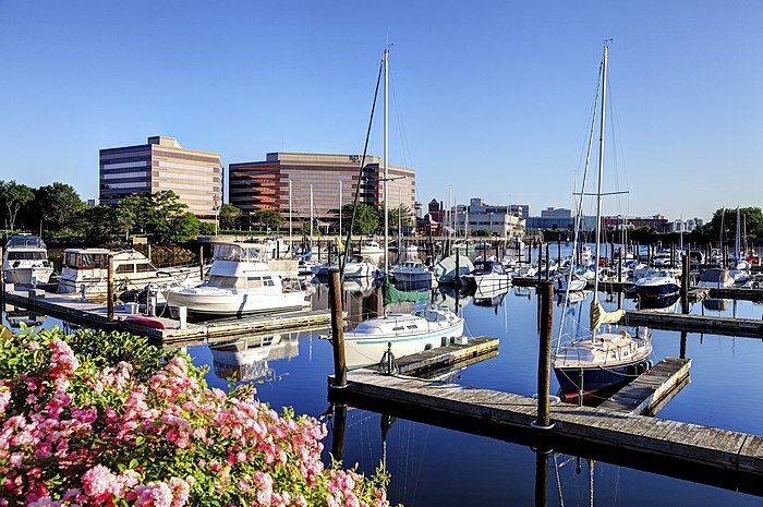 Marina in Stamford, Conn.