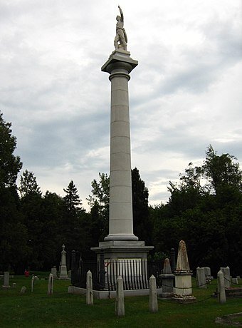 Ethen Allen’s resting place, in Green Mount Cemetery in Burlington, Vt.