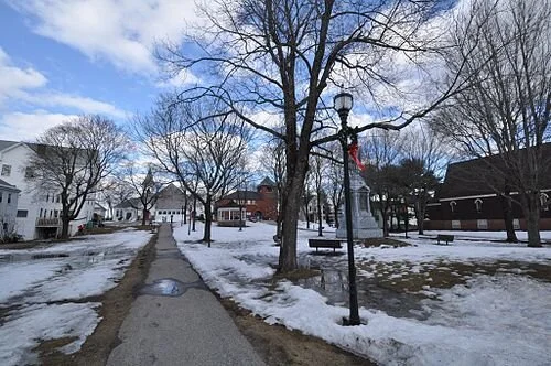 The common in Pittsfield, in the south-central part of the Granite State