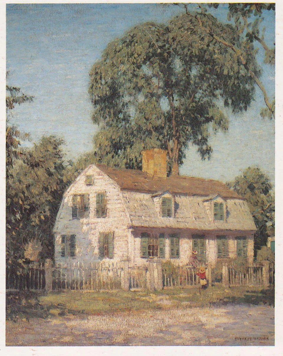 Work by the American impressionist painter Everett Longley Warner (1877-1963). He was also a printmaker and major contributor to U.S. Navy camouflage in both world wars. He spent his last 18 years in Westmoreland, N.H., in that state’s Monadnock Reg…