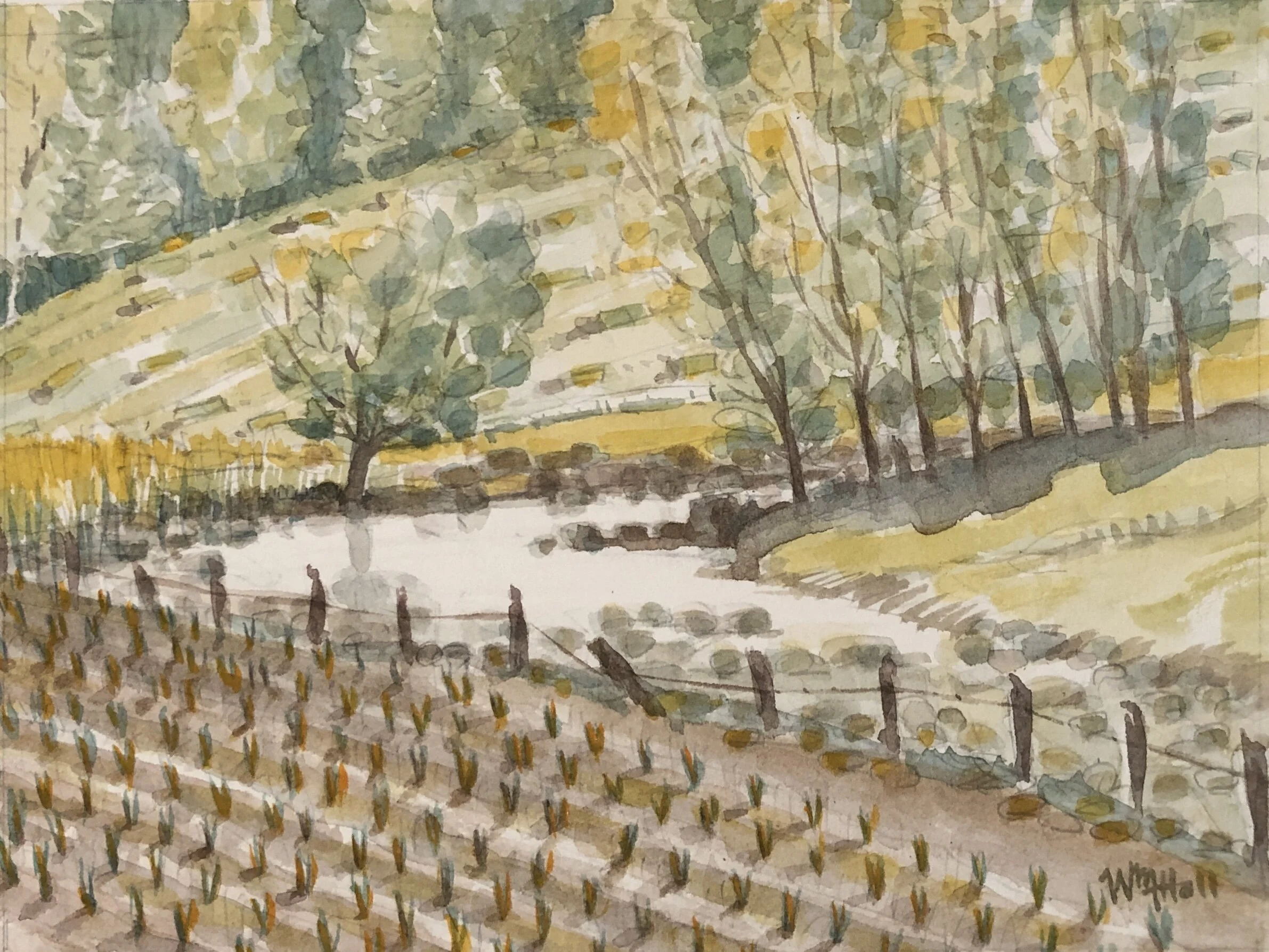 “Trout Pool,’’ by Bill Hall