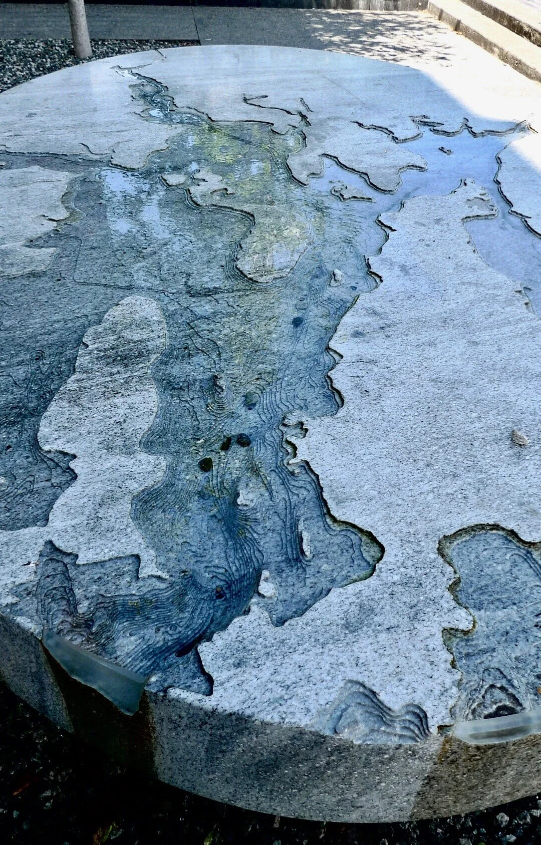 “Under the Laurentide,’’  by Maya Lin, on the Brown campus— Photo by William Morgan