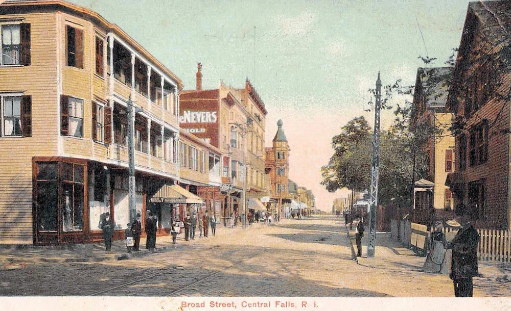 Broad Street, Central Falls, 1908.
