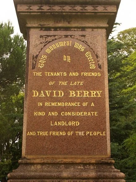 David Berry (1795-1889) was a Scottish-born horse and cattle breeder, landowner and benefactor in colonial Australia.