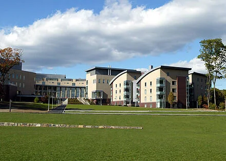 A view of Olin College of Engineering, in Needham, Mass. The dormitories are to the right; “The Oval ‘‘is straight ahead. Olin, whose president is the author of the essay below, is a very unusual undergraduate-only engineering school. Though it’s ne…