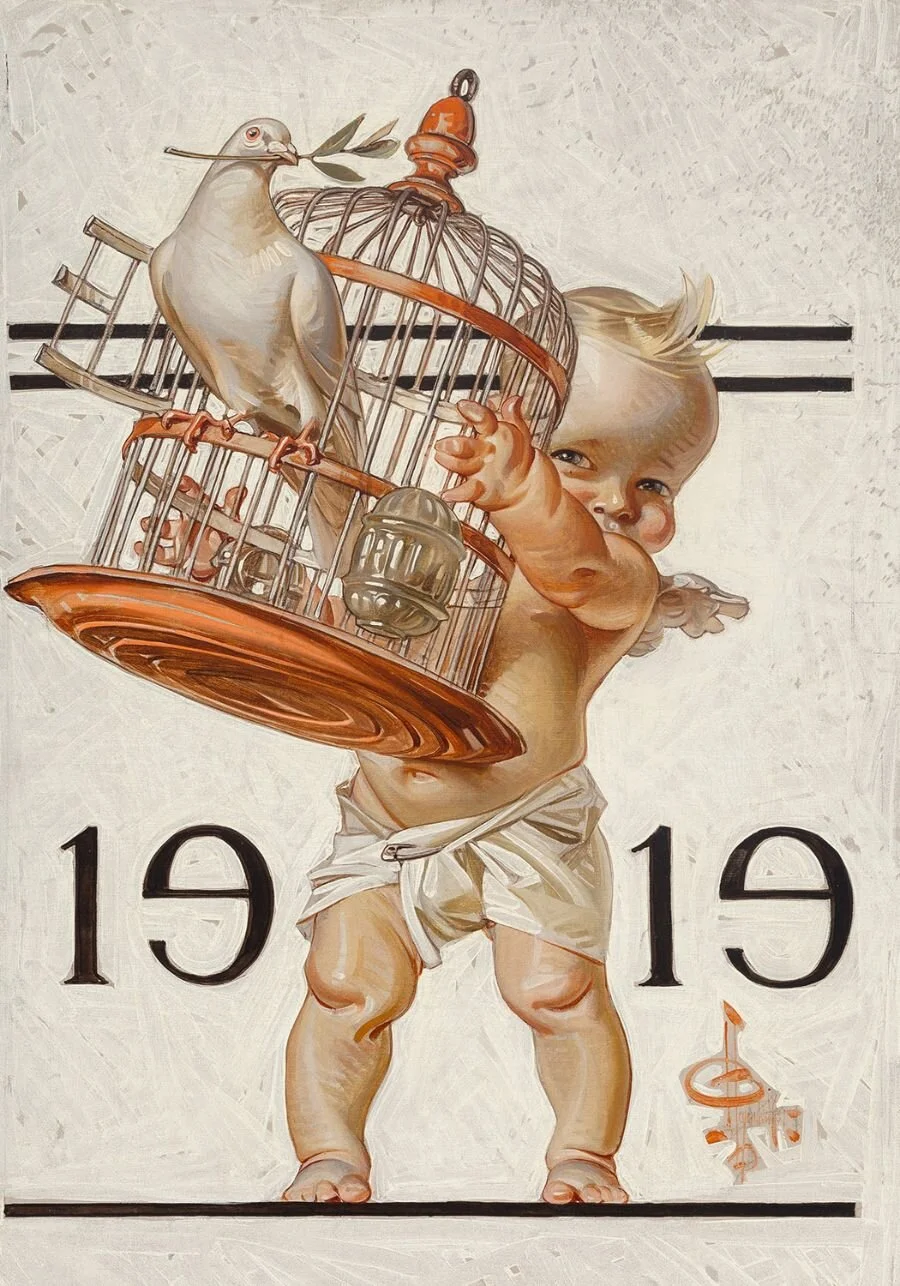 An earlier pandemic New Year's