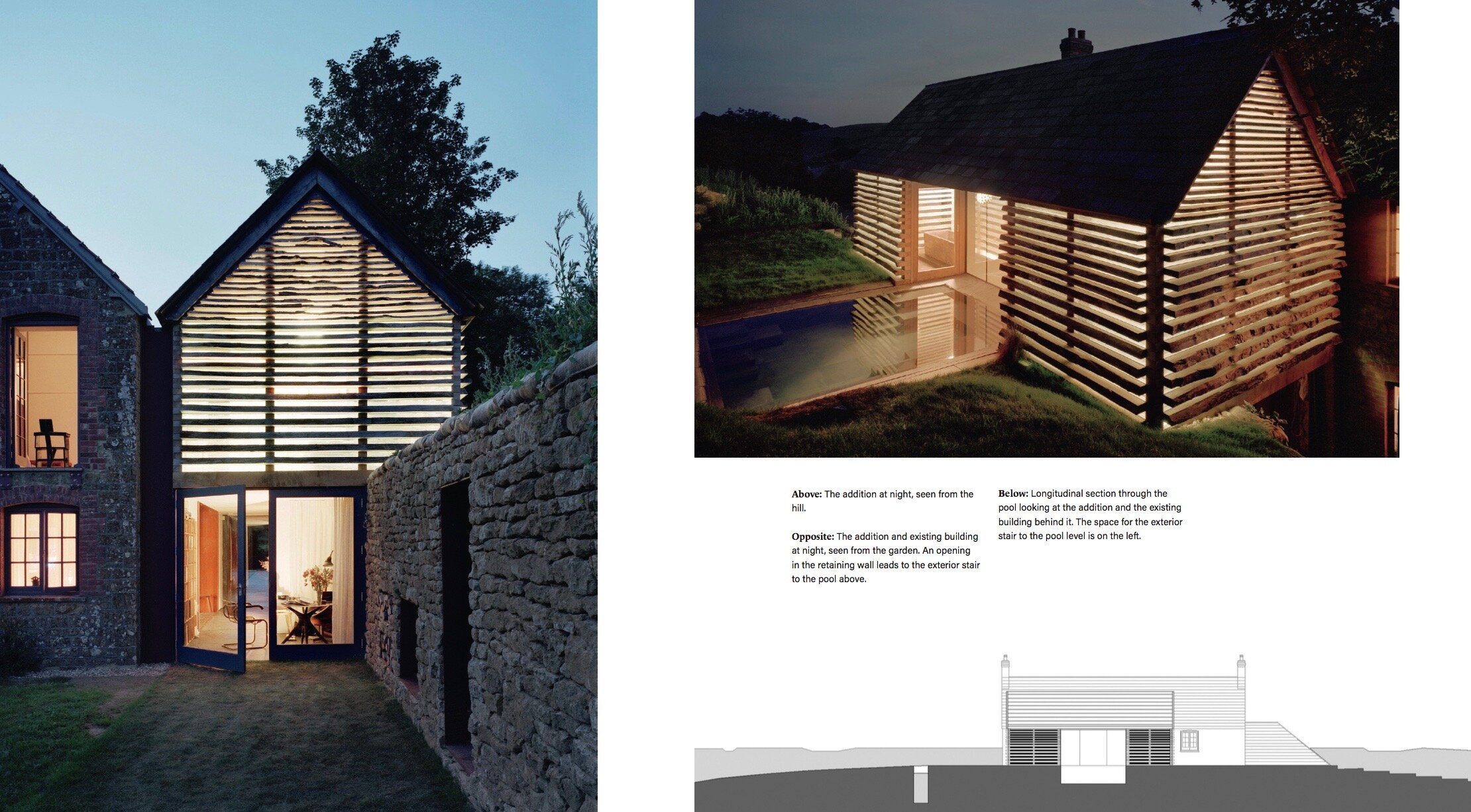 The Dairy House, Somerset, England, Skene Catling de la Peña  architect, 2007.