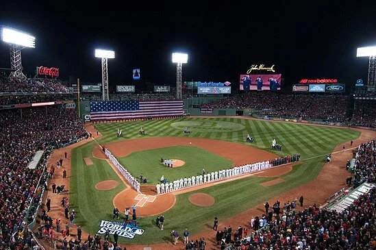 Fenway Park during the 2013 World Series pregame events