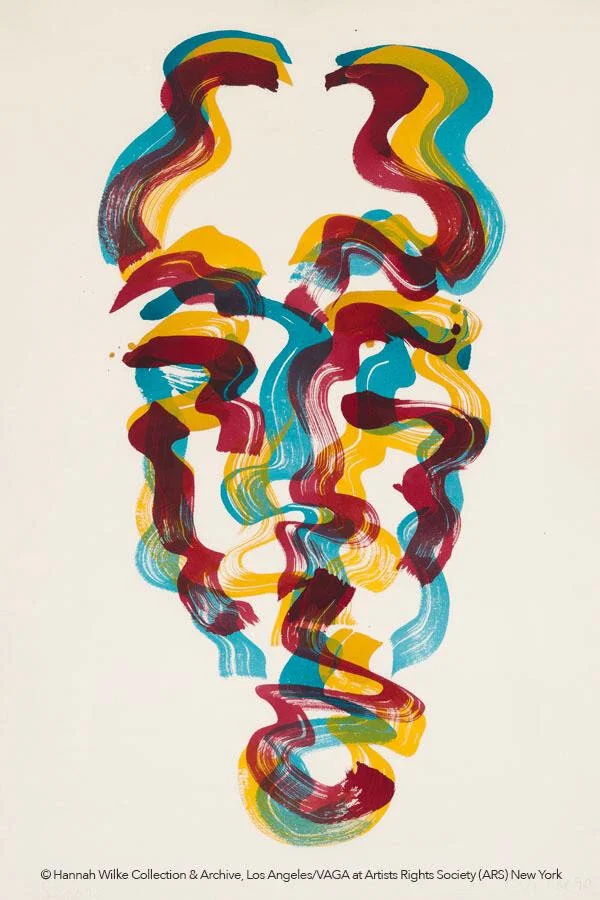 “Self-Portrait (BC Series)’’ (watercolor on Arches paper), by Hannah Wilke (1940-1993), through April 10, at the LaiSun Keane Gallery, Boston.