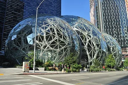 The Amazon Spheres, part of the Amazon headquarters campus in Seattle