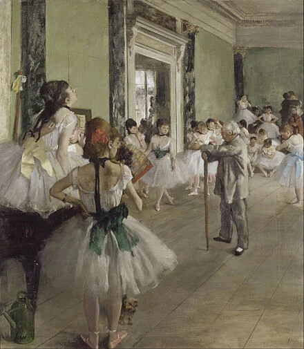 “The Dance Class,’’ by Edgar Degas, 1874