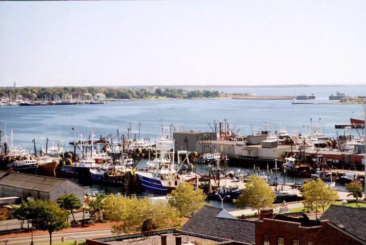 Fishing boats in New Bedford, America’s biggest fishing port