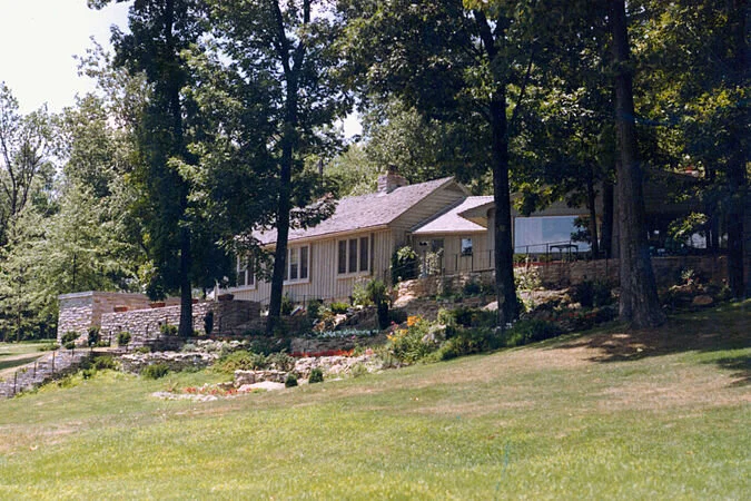 The main lodge at Camp David