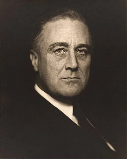 FDR talking to his ‘multitude of old friends’ in New England