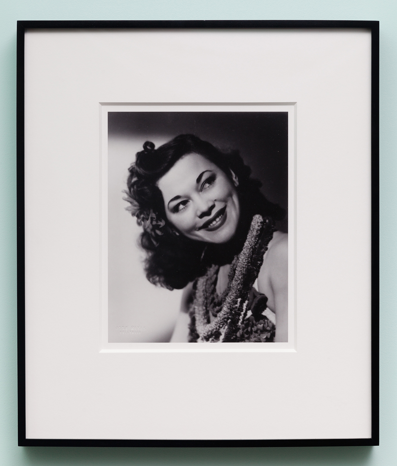  Miljohn Ruperto   Studio Portrait by Jose Reyes,&nbsp;Hollywood,&nbsp;CA 1940 (close up,&nbsp;Polynesian,&nbsp;tilt)   2010  Photograph  10 x 8 inches    
