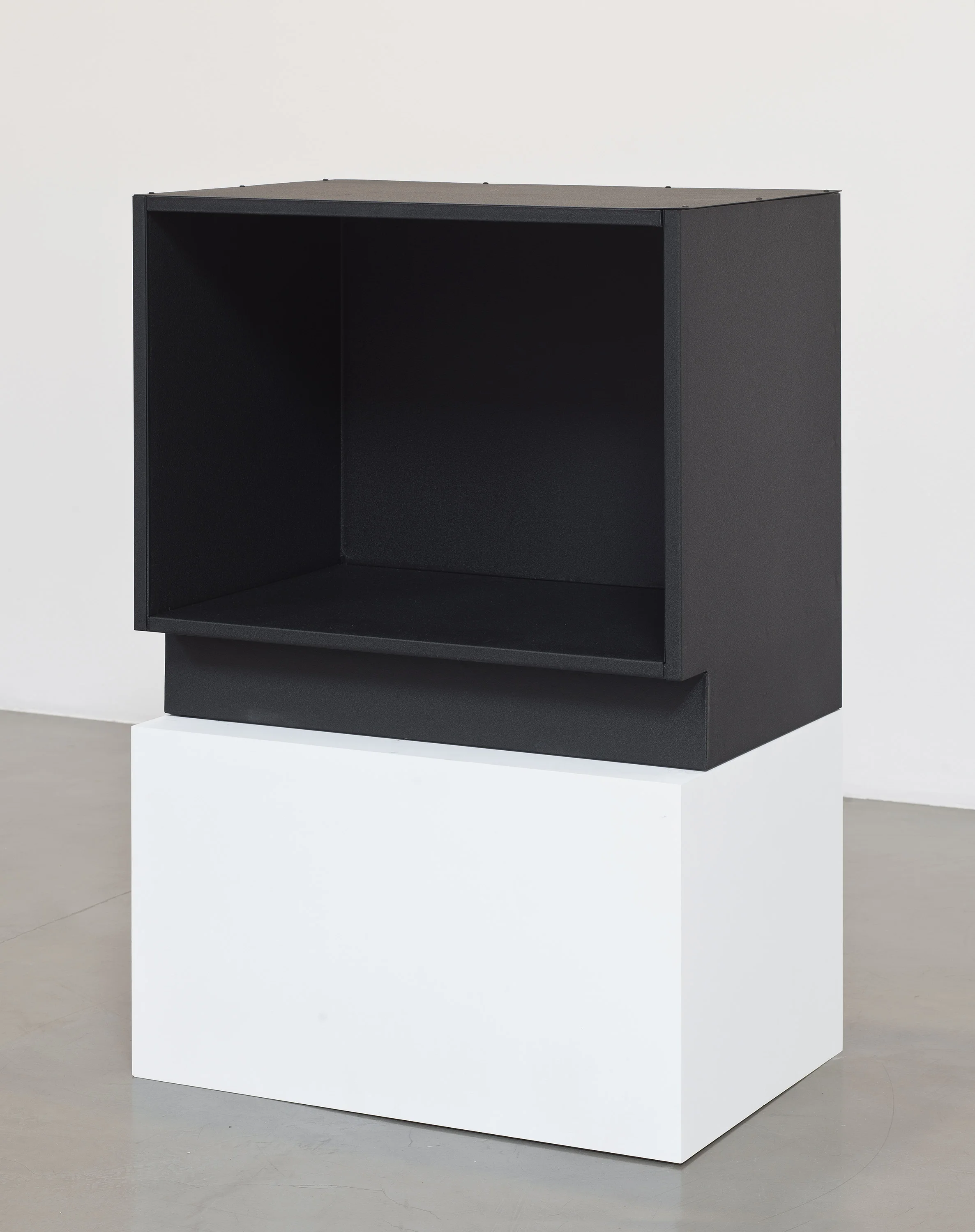 Copper Surrogate (Table: designed by Artistic Concepts, 2007; Regen Projects II, Los Angeles, California, March 3–April 11, 2011) 2011 Polished copper and black powder-coated steel Table: 120 x 29 7/8 x 1 1/2 inches; Base: 47 3/4 x 31 1/4 x 21 1/4 inches Surrogates (Tabletop and Desktop), 2008–