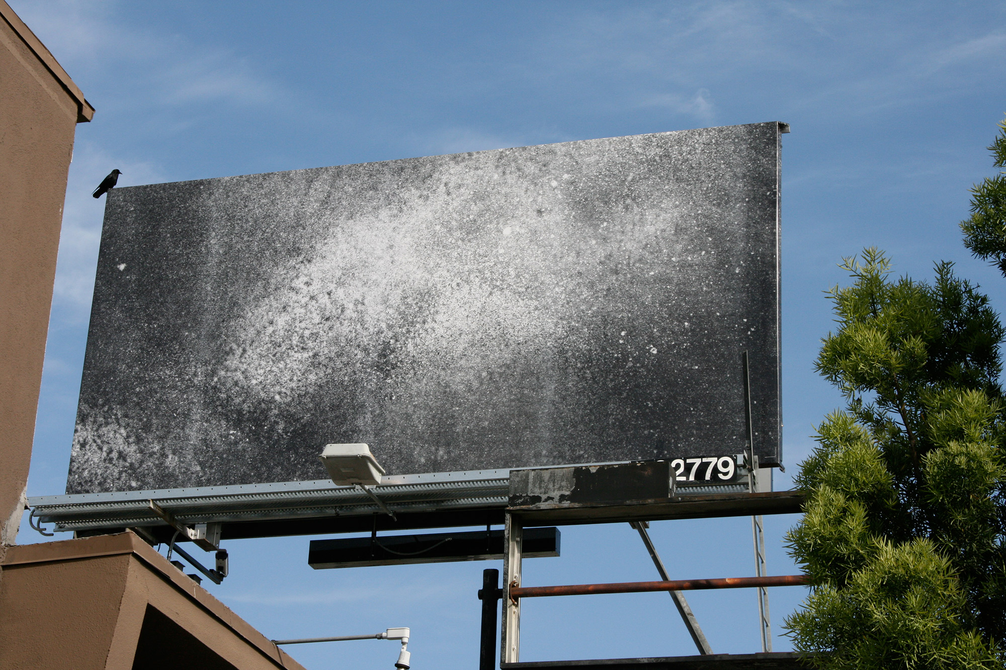   Dust (2007–2008)    2009   Stretched vinyl on billboard  12 feet, 3 inches x 24 feet, 6 inches   Dust, 2005–2009     