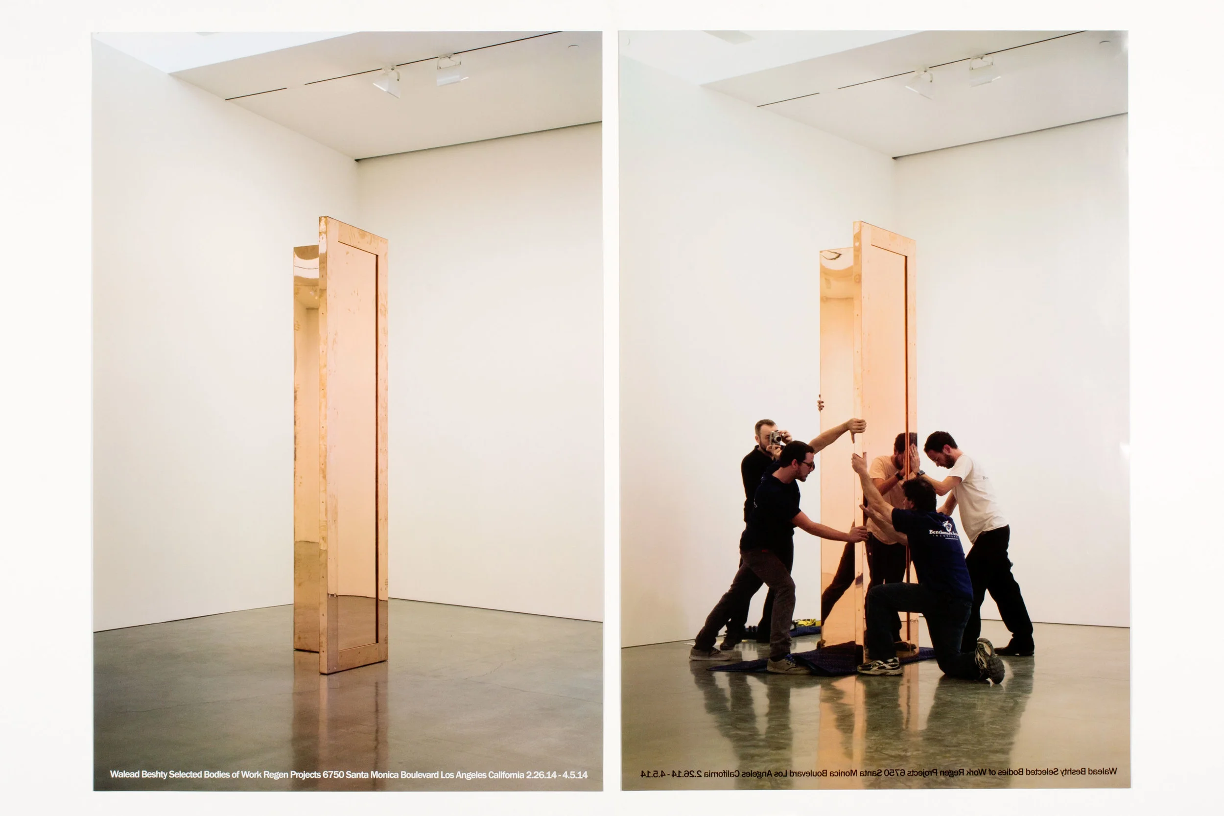 Selected Bodies of Work poster Regen Projects Los Angeles California 2014