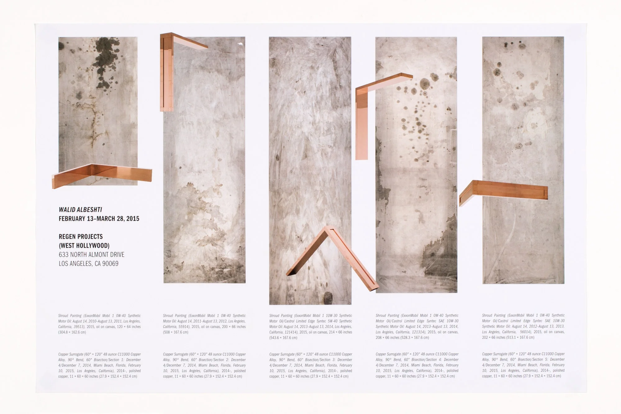Walid AlBeshti poster Regen Projects Los Angeles California 2015