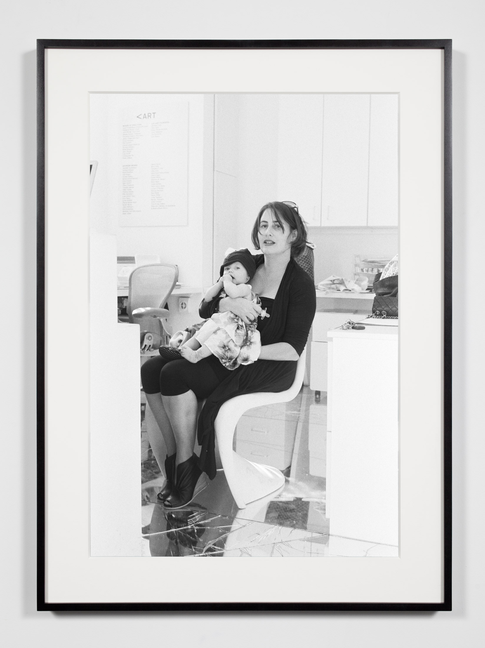   Nonprofit Director/Curator with Daughter, Los Angeles, California, March 17, 2009    2011   Epson Ultrachrome K3 archival ink jet print on Hahnemühle Photo Rag paper  36 3/8 x 26 3/8 inches   Industrial Portraits, 2008–     