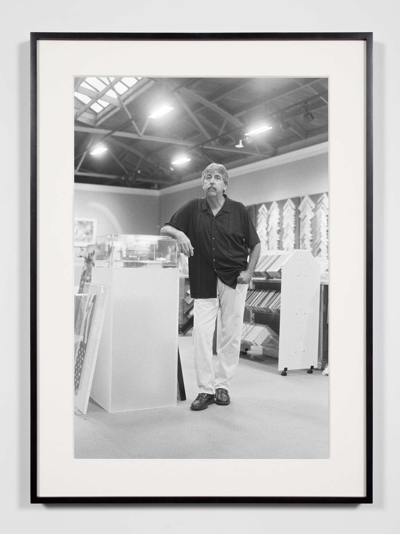   Master Framer, Los Angeles, California, June 20, 2009    2011   Epson Ultrachrome K3 archival ink jet print on Hahnemühle Photo Rag paper  36 3/8 x 26 3/8 inches   Industrial Portraits, 2008–     