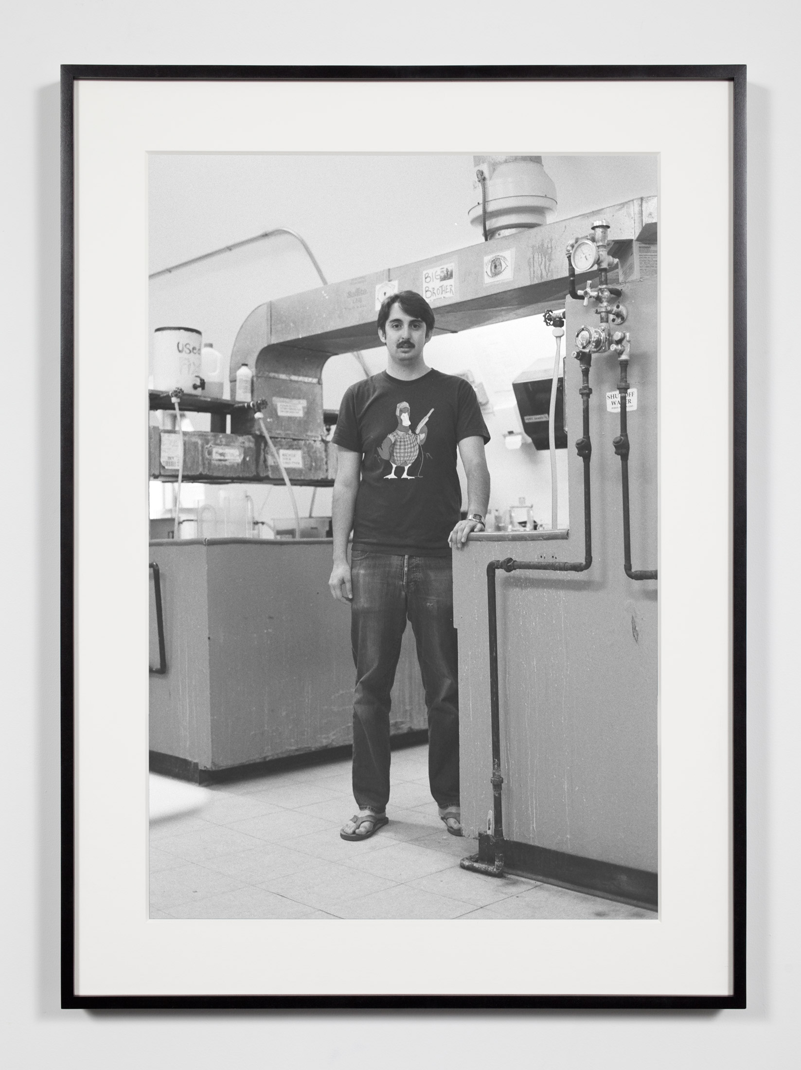   College Darkroom Technician, Annandale-on-Hudson, New York, July 11, 2009    2011   Epson Ultrachrome K3 archival ink jet print on Hahnemühle Photo Rag paper  36 3/8 x 26 3/8 inches   Industrial Portraits, 2008–     