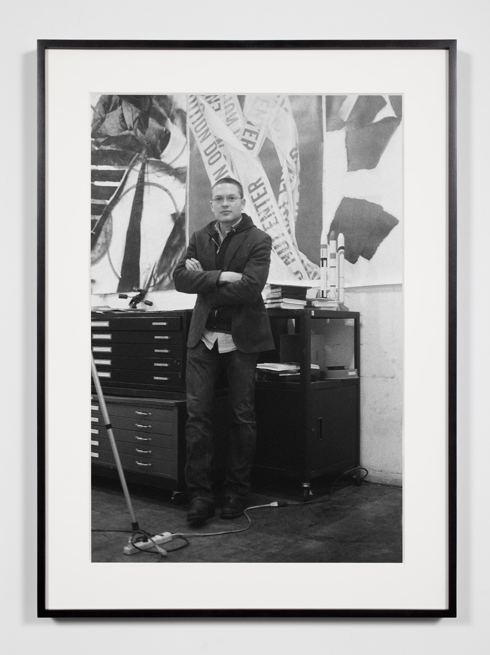   Artist, Los Angeles, California, February 8, 2009    2011   Epson Ultrachrome K3 archival ink jet print on Hahnemühle Photo Rag paper  36 3/8 x 26 3/8 inches   Industrial Portraits, 2008–     