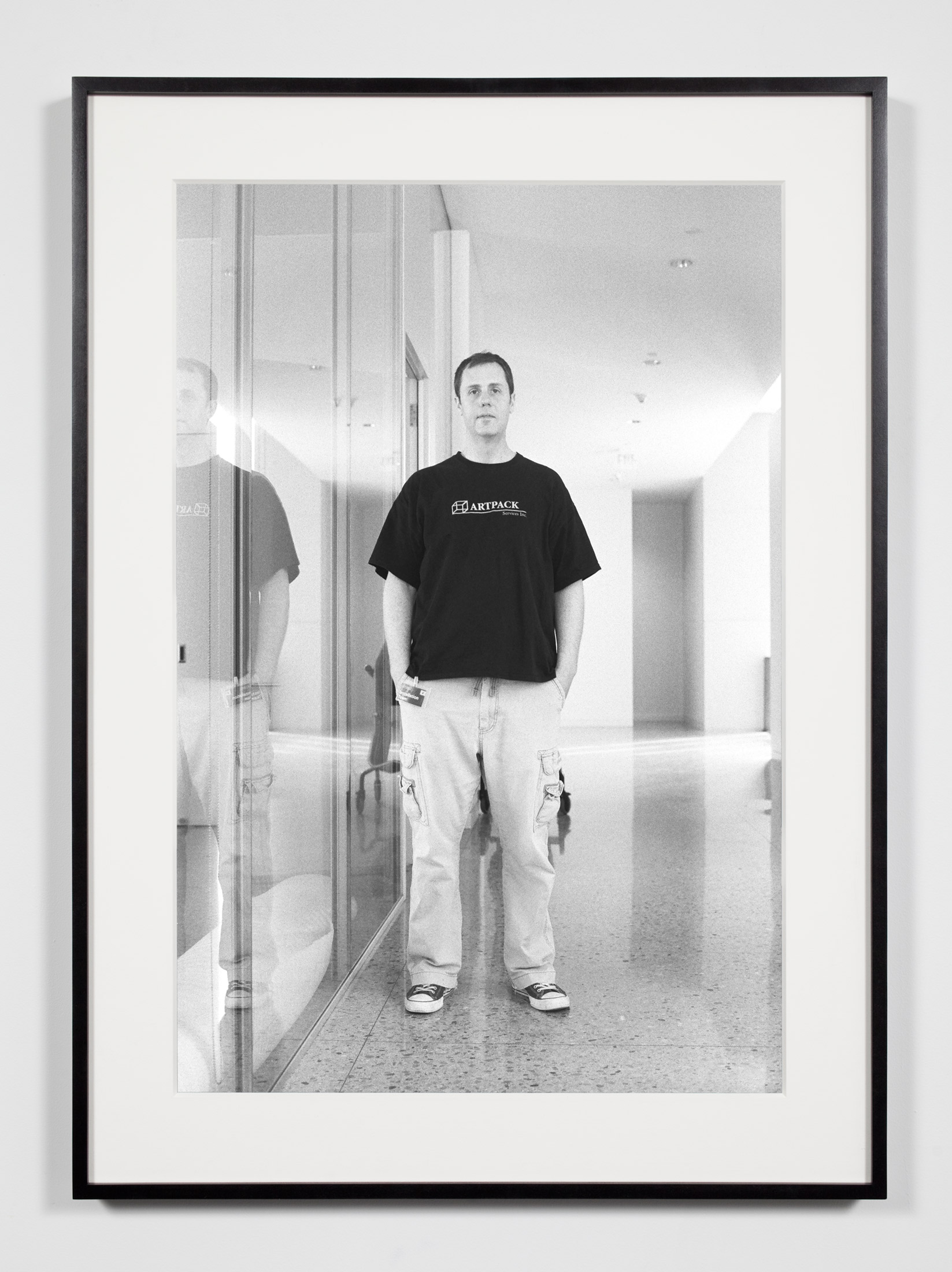   University Museum Preparator, Ann Arbor, Michigan, March 27, 2009    2011   Epson Ultrachrome K3 archival ink jet print on Hahnemühle Photo Rag paper  36 3/8 x 26 3/8 inches   Industrial Portraits, 2008–     
