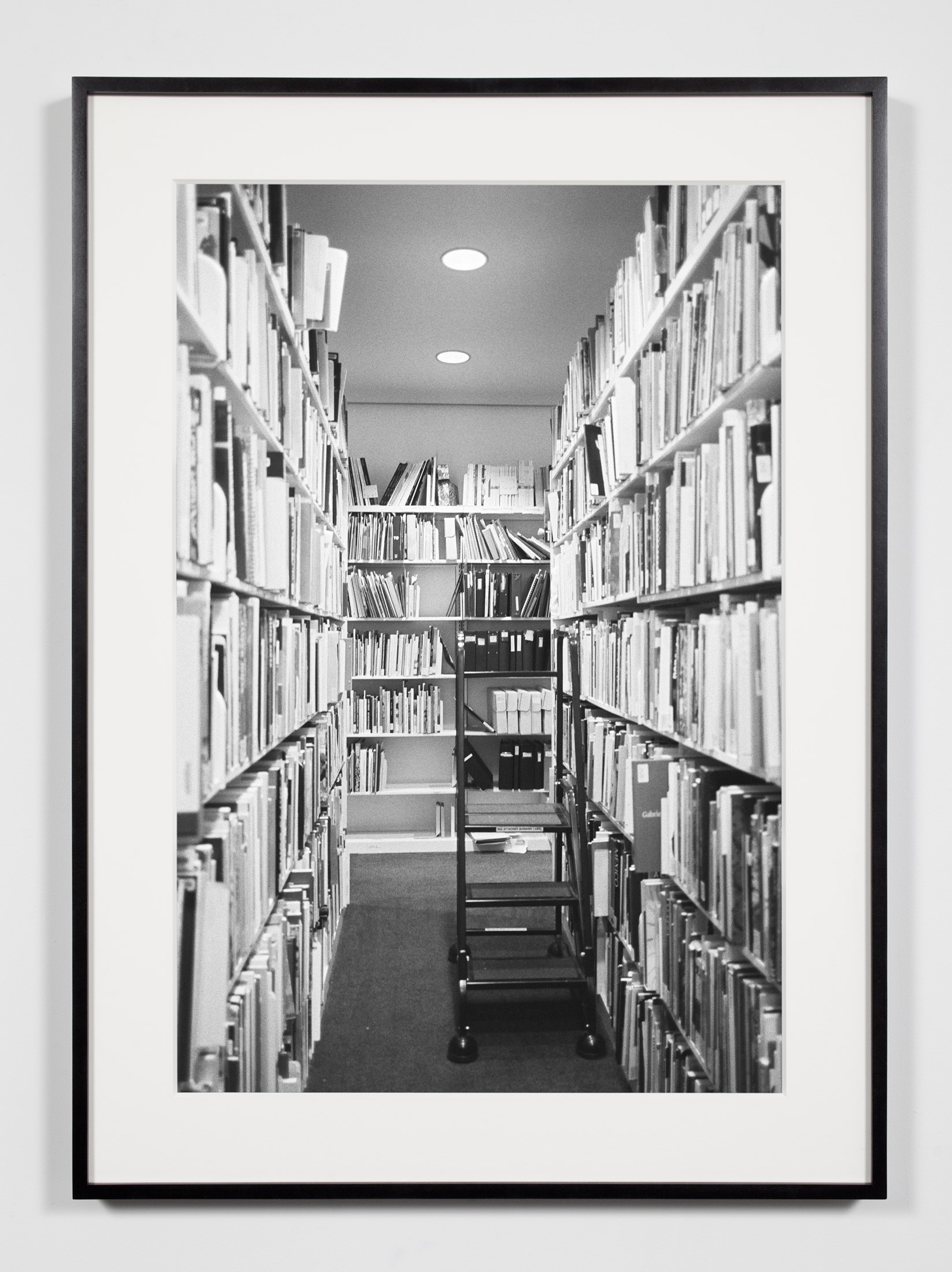   Museum Library Stacks, Washington, District of Columbia, August 18, 2008    2011   Epson Ultrachrome K3 archival ink jet print on Hahnemühle Photo Rag paper  36 3/8 x 26 3/8 inches   Industrial Portraits, 2008–     