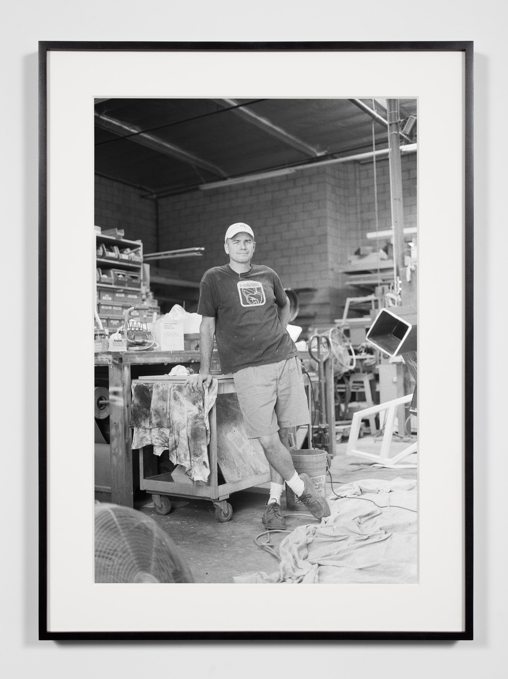   Fabricator, Glendale, California, July 9, 2008    2011   Epson Ultrachrome K3 archival ink jet print on Hahnemühle Photo Rag paper  36 3/8 x 26 3/8 inches   Industrial Portraits, 2008–     