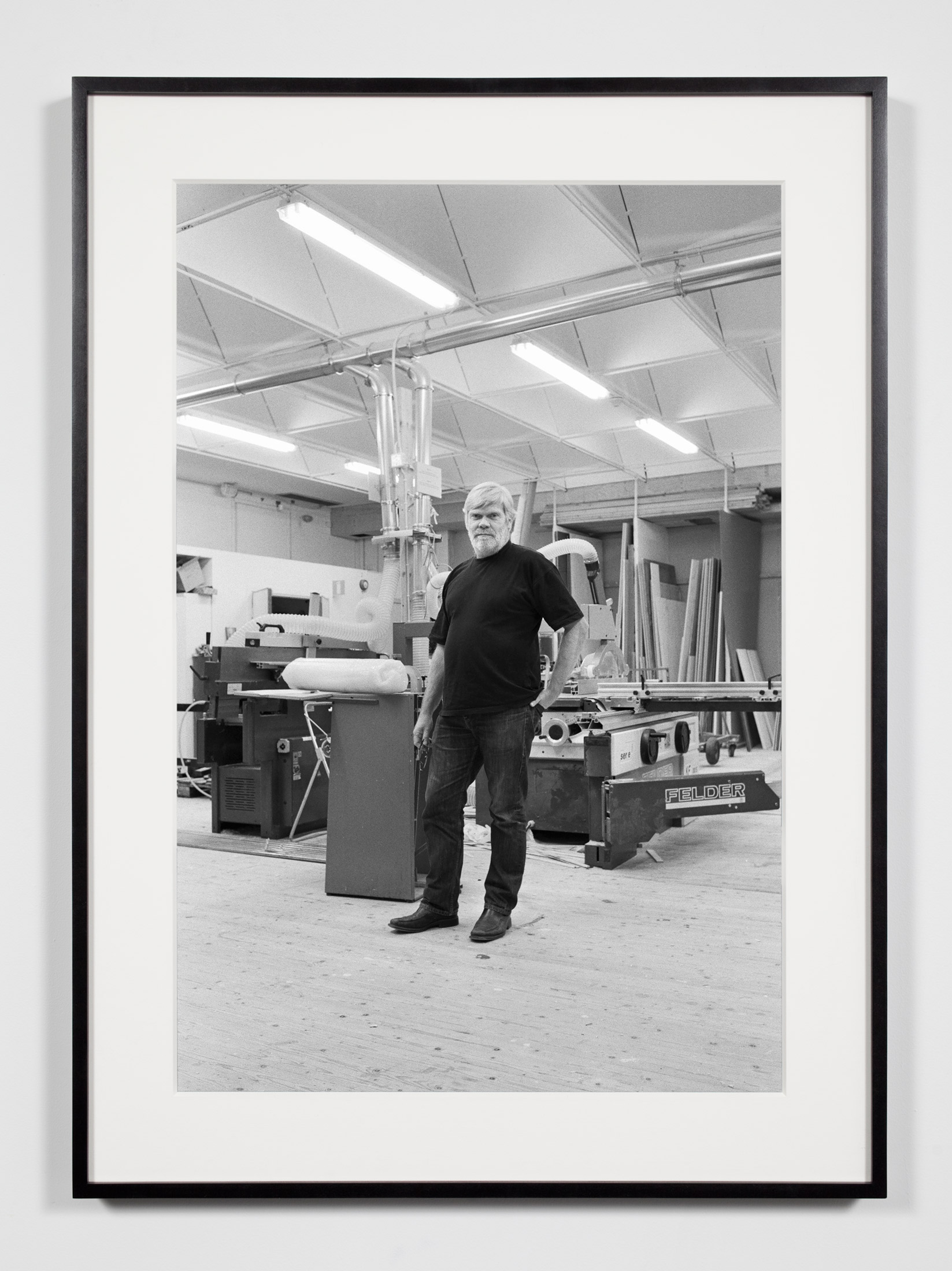   Kunsthalle Chief Technician, Malmö, Sweden, October 16, 2010    2011   Epson Ultrachrome K3 archival ink jet print on Hahnemühle Photo Rag paper  36 3/8 x 26 3/8 inches   Industrial Portraits, 2008–     