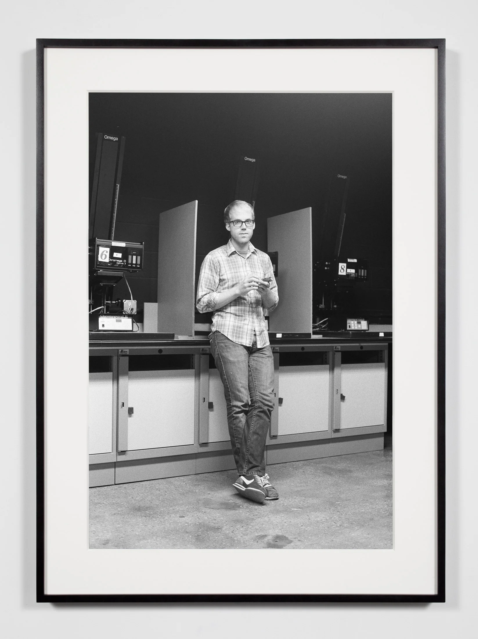 Darkroom Assistant (DE), Chicago, Illinois, August 21, 2008 2009 Epson Ultrachrome K3 archival ink jet print on Hahnemühle Photo Rag paper 36 3/8 x 26 3/8 inches Industrial Portraits, 2008–