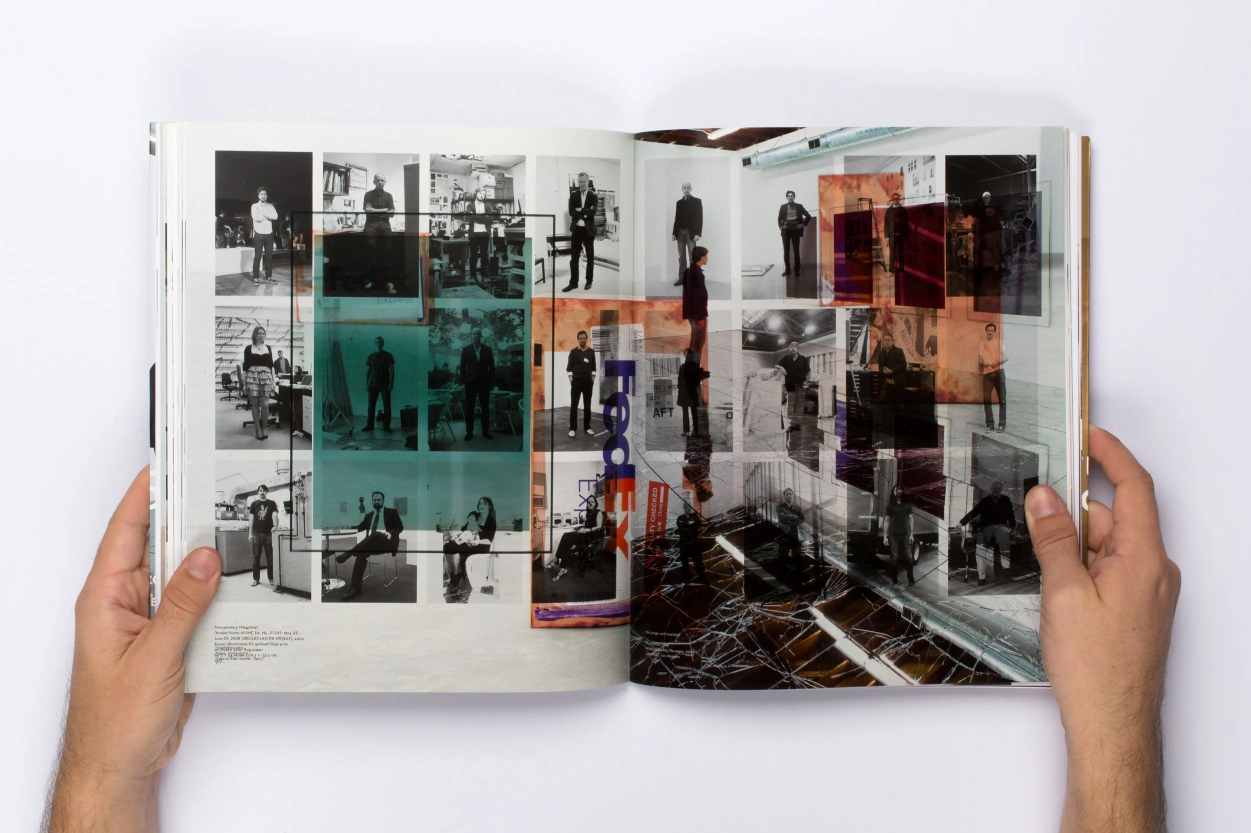 Make-Ready 2 (Walead Beshty: Natural Histories, JRP Ringier, Zürich, January 11–15, 2011) 2015 Four-color offset on coated paper, bound 11 1/2 x 9 1/2 inches Great Hall Exhibition, 2015 Automat, 2016