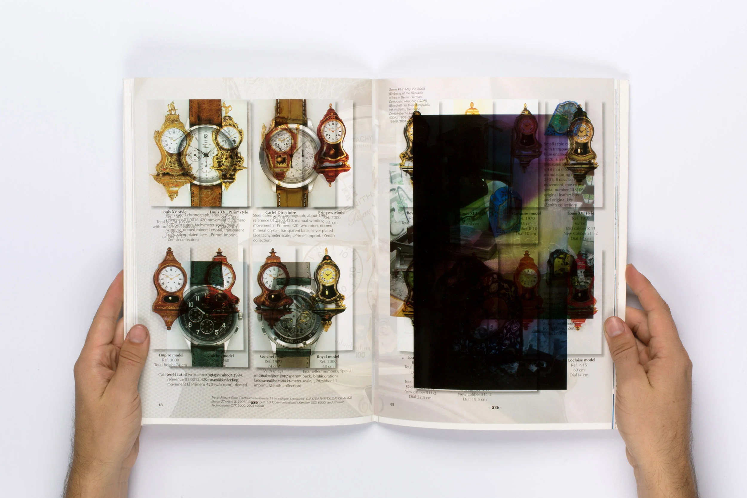 Make-Ready 1 (Walead Beshty: Selected Correspondences 2001–2010, Damiani Editore, Bologna, July 4–6, 2010) 2015 Four-color offset on coated paper, bound 12 x 8 1/2 inches Great Hall Exhibition, 2015 Automat, 2016